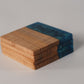 Solid Maple with Blue Epoxy