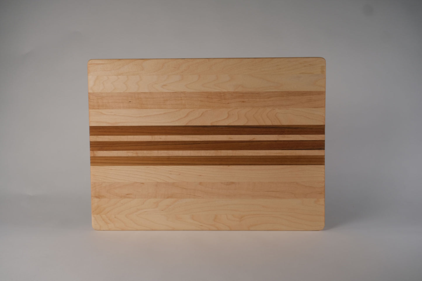 Maple with Teak Stripes