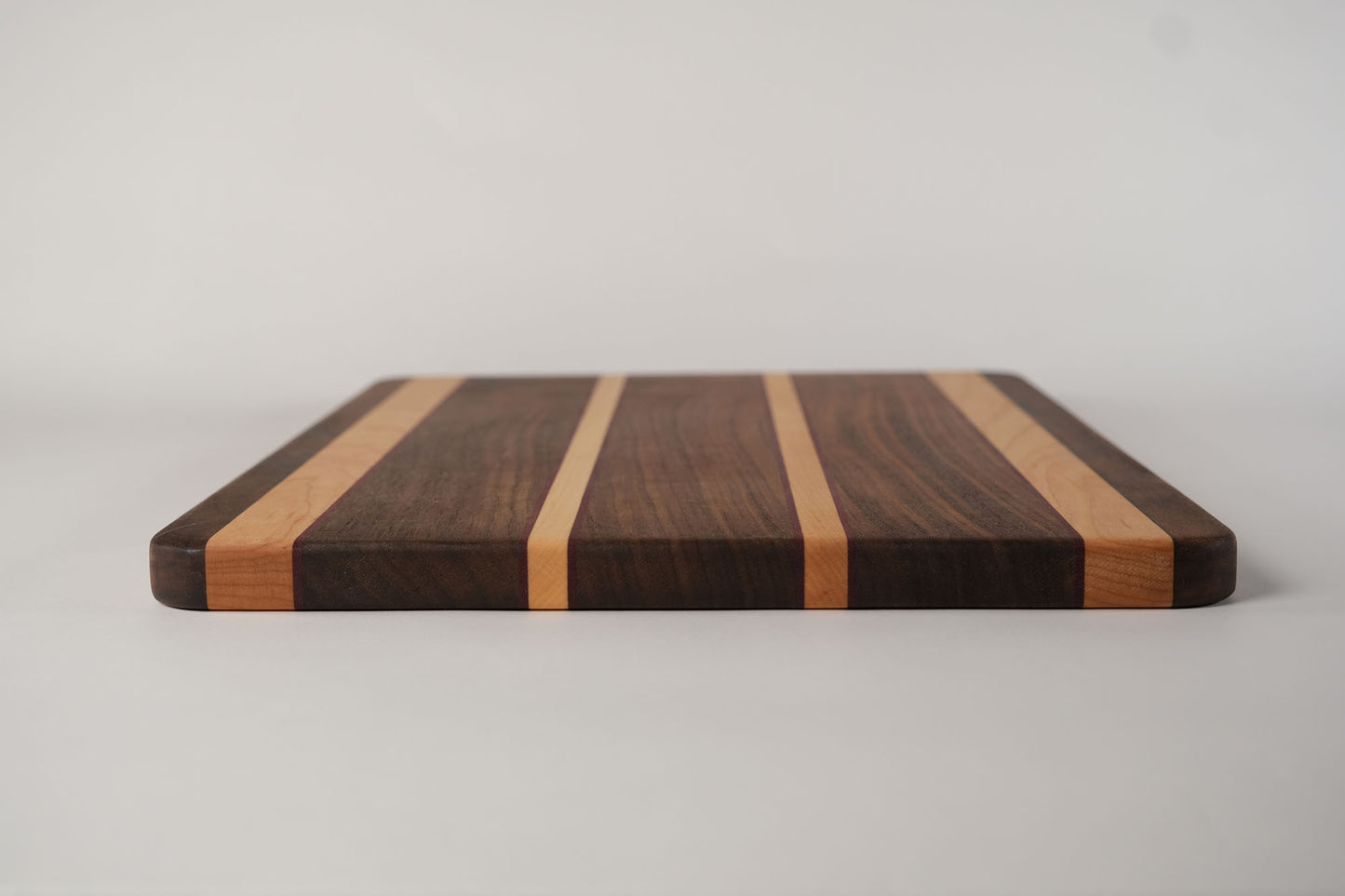 Walnut with Maple stripes