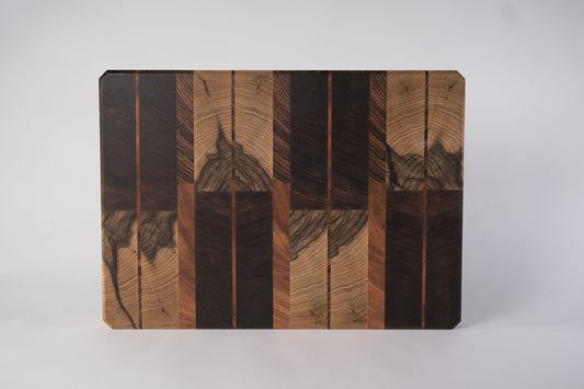 Alternating End Grain Cutting Board