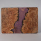 Maple Burl with Purple and Gold Epoxy - Large