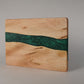 Maple with Green Epoxy