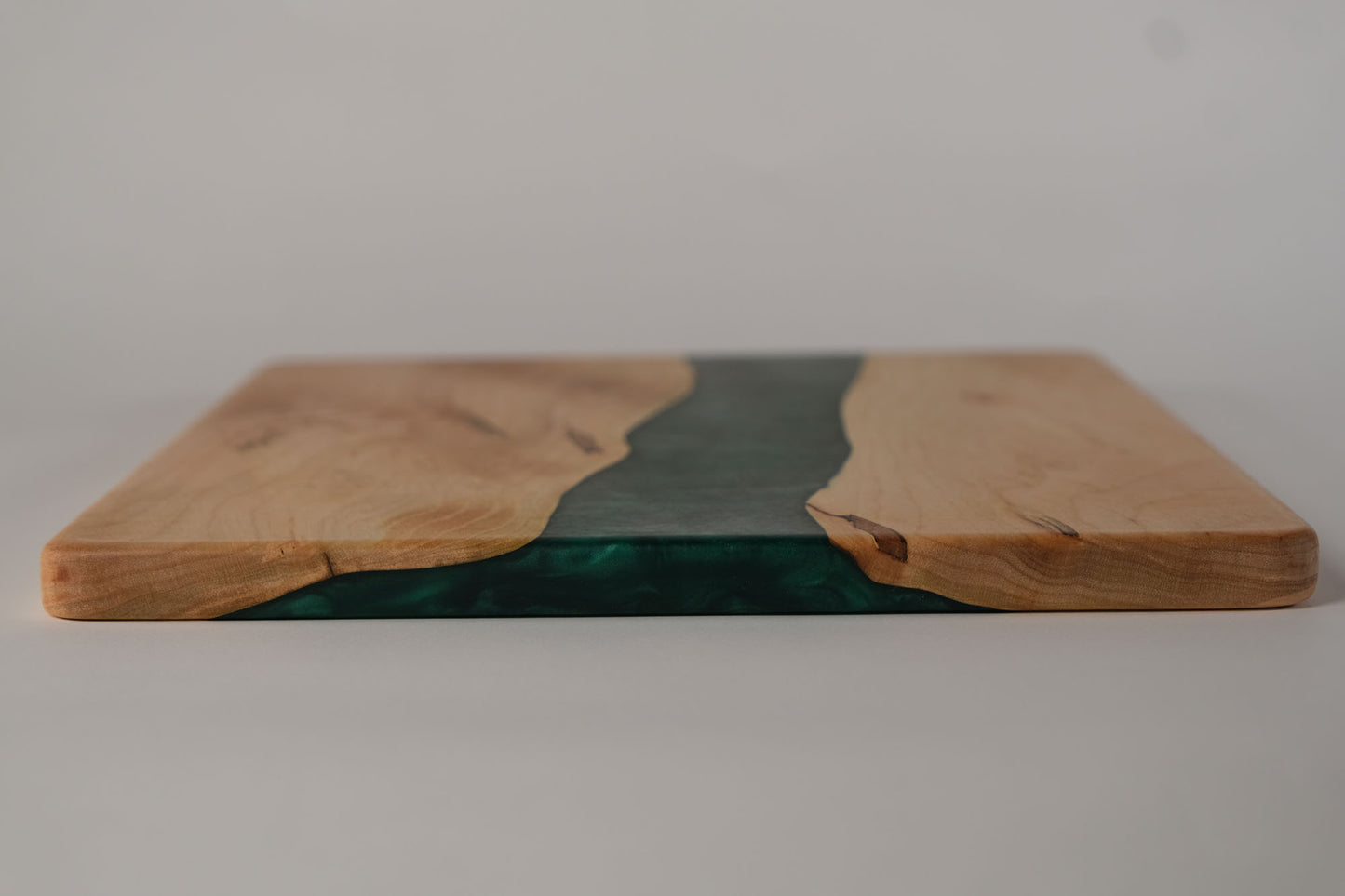 Maple with Green Epoxy