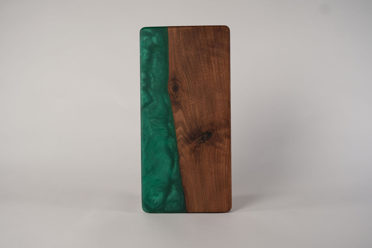 Walnut with Emerald Green Epoxy