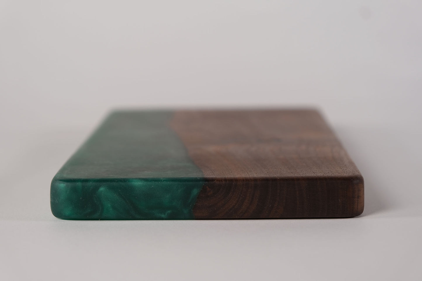 Walnut with Emerald Green Epoxy